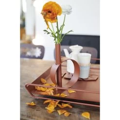 Plateau Alto FERMOB 53 X 38,5 Cm - Ocre Rouge -Faites partie du mobilier de jardin. 317020 plateau alto fermob 53 38 cm ocre rouge ambiance 2