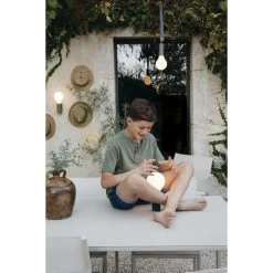 Lampe De Jardin FERMOB Aplô H 24 Cm - Cactus -Faites partie du mobilier de jardin. 341082 lampe jardin fermob aplo h24 cactus suspendu mural