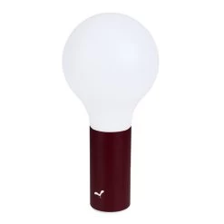 Lampe De Jardin FERMOB Aplô H 24 Cm - Cerise Noire