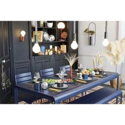 Sangle De Suspension Pour Lampe FERMOB Aplô - Carbone -Faites partie du mobilier de jardin. 347047 sangle suspension lampe fermob aplo carbone ambiance 2