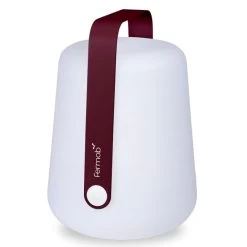 Lampe Nomade FERMOB Balad H 38 Cm - Cerise Noire