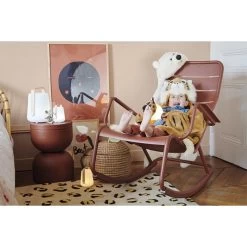 Lampe Nomade FERMOB Balad Bamboo H 25 Cm -Faites partie du mobilier de jardin. 365200 lampe nomade fermob balad h 25 bamboo ambiance 2