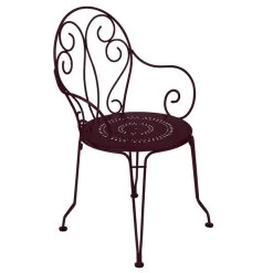 Fauteuil De Jardin Empilable FERMOB Montmartre - Cerise Noire