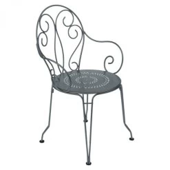 Fauteuil De Jardin Empilable FERMOB Montmartre - Gris Orage