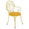 Fauteuil De Jardin Empilable FERMOB Montmartre - Miel -Faites partie du mobilier de jardin. 460273 fauteuil jardin empilable fermob montmartre miel