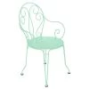 Fauteuil De Jardin Empilable FERMOB Montmartre - Vert Opaline -Faites partie du mobilier de jardin. 460283 fauteuil jardin empilable fermob montmartre vert opaline
