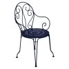 Fauteuil De Jardin Empilable FERMOB Montmartre - Bleu Abysse -Faites partie du mobilier de jardin. 460292 fauteuil jardin empilable fermob montmartre bleu abysse