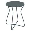 Tabouret De Jardin FERMOB Cocotte - Gris Orage -Faites partie du mobilier de jardin. 470226 tabouret jardin fermob cocotte gris orage
