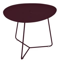 Table Basse FERMOB Cocotte - Cerise Noire