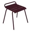 Tabouret De Jardin Empilable FERMOB Monceau - Cerise Noire -Faites partie du mobilier de jardin. 4805b9 tabouret jardin fermob monceau cerise noire
