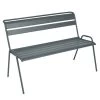 Banc De Jardin FERMOB Monceau - Gris Orage -Faites partie du mobilier de jardin. 481026 banc jardin fermob monceau gris orage