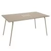 Table De Jardin 6 Personnes FERMOB Monceau 146 X 80 Cm - Muscade -Faites partie du mobilier de jardin. 483114 table jardin fermob monceau 146 80 cm muscade