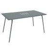 Table De Jardin 6 Personnes FERMOB Monceau 146 X 80 Cm - Gris Orage