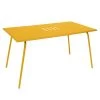 Table De Jardin 6 Personnes FERMOB Monceau 146 X 80 Cm - Miel -Faites partie du mobilier de jardin. 483173 table jardin fermob monceau 146 80 cm miel
