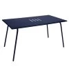 Table De Jardin 6 Personnes FERMOB Monceau 146 X 80 Cm - Bleu Abysse -Faites partie du mobilier de jardin. 483192 table jardin fermob monceau 146 80 cm bleu abysse