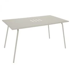 Table De Jardin 6 Personnes FERMOB Monceau 146 X 80 Cm - Gris Argile