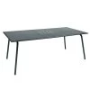 Table De Jardin 8 Personnes FERMOB Monceau 194 X 94 Cm - Gris Orage -Faites partie du mobilier de jardin. 483226 table jardin fermob monceau 194 94 cm gris orage
