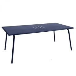 Table De Jardin 8 Personnes FERMOB Monceau 194 X 94 Cm - Bleu Abysse