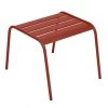 Table Basse / Repose-pieds FERMOB Monceau - Ocre Rouge -Faites partie du mobilier de jardin. 484020 table basse repose pieds fermob monceau ocre rouge