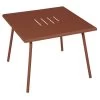 Table Basse De Jardin FERMOB Monceau 57 X 57 Cm - Ocre Rouge -Faites partie du mobilier de jardin. 484120 table jardin fermob monceau 57 57 cm ocre rouge