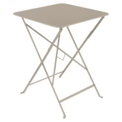 Table De Jardin Pliante 2 Personnes FERMOB Bistro 57 X 57 Cm - Muscade