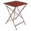 Table De Jardin Pliante 2 Personnes FERMOB Bistro 57 X 57 Cm - Ocre Rouge -Faites partie du mobilier de jardin. 604220 table jardin pliante fermob bistro 57 57 cm ocre rouge