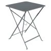 Table De Jardin Pliante 2 Personnes FERMOB Bistro 57 X 57 Cm - Gris Orage -Faites partie du mobilier de jardin. 604226 table jardin pliante fermob bistro 57 57 cm gris orage