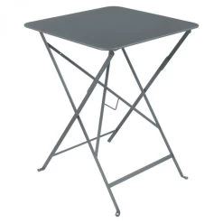 Table De Jardin Pliante 2 Personnes FERMOB Bistro 57 X 57 Cm - Gris Orage