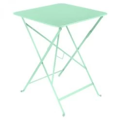 Table De Jardin Pliante 2 Personnes FERMOB Bistro 57 X 57 Cm - Vert Opaline