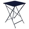 Table De Jardin Pliante 2 Personnes FERMOB Bistro 57 X 57 Cm - Bleu Abysse -Faites partie du mobilier de jardin. 604292 table jardin pliante fermob bistro 57 57 cm bleu abysse