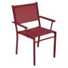 Fauteuil De Jardin Empilable FERMOB Costa - Piment -Faites partie du mobilier de jardin. 7902434 fauteuil jardin empilable fermob costa piment