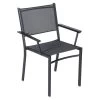 Fauteuil De Jardin Empilable FERMOB Costa - Carbone -Faites partie du mobilier de jardin. 790247st4 fauteuil jardin empilable fermob costa carbone