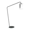 Pied Déporté Pour Lampe Nomade FERMOB Balad - Carbone -Faites partie du mobilier de jardin. balad pied deporte avec lampe carbone