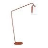 Pied Déporté Pour Lampe Nomade FERMOB Balad - Ocre Rouge -Faites partie du mobilier de jardin. balad pied deporte avec lampe ocre rouge