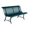 Banc De Jardin FERMOB Louisiane - Bleu Acapulco -Faites partie du mobilier de jardin. banc jardin louisiane fermob bleu acapulco 1