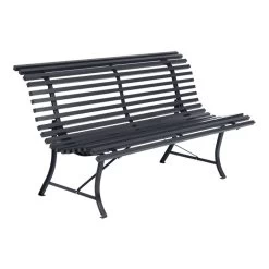 Banc De Jardin FERMOB Louisiane - Carbone