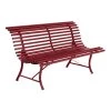 Banc De Jardin FERMOB Louisiane - Piment -Faites partie du mobilier de jardin. banc jardin louisiane fermob piment 1