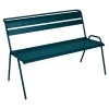 Banc De Jardin FERMOB Monceau - Bleu Acapulco -Faites partie du mobilier de jardin. banc jardin monceau fermob 2 3 places bleu acapulco 1