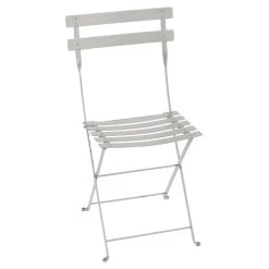 Chaise De Jardin Pliante FERMOB Bistro Métal - Gris Argile