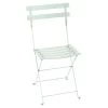 Chaise De Jardin Pliante FERMOB Bistro Métal - Menthe Glaciale 1 Chaise De Jardin Pliante FERMOB Bistro Métal - Menthe Glaciale -Faites partie du mobilier de jardin. bistro chaise metal menthe glaciale