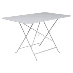 Table De Jardin 6 Personnes FERMOB Bistro 117 X 77 Cm - Blanc