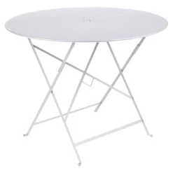 Table De Jardin 4 Personnes FERMOB Bistro Ø 96 Cm - Blanc
