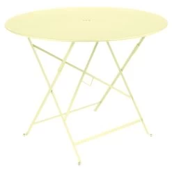 Table De Jardin 4 Personnes FERMOB Bistro Ø 96 Cm - Citron Givré