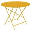 Table De Jardin 4 Personnes FERMOB Bistro Ø 96 Cm - Miel -Faites partie du mobilier de jardin. bistro table d96 miel 1
