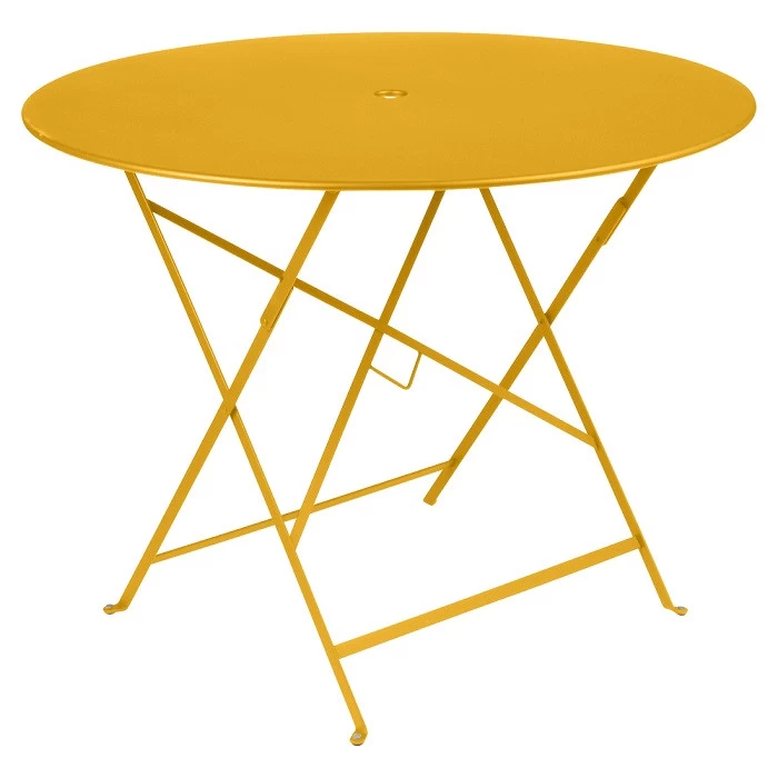 Table De Jardin 4 Personnes FERMOB Bistro Ø 96 Cm - Miel 3 Table De Jardin 4 Personnes FERMOB Bistro Ø 96 Cm - Miel