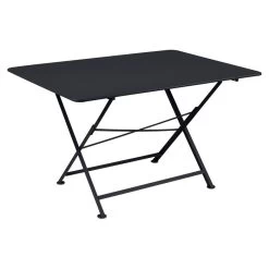 Table De Jardin 6 Personnes FERMOB Cargo 128 X 90 Cm - Carbone