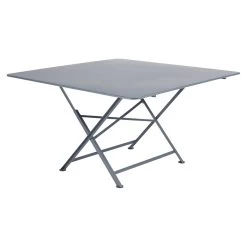 Table De Jardin 8 Personnes FERMOB Cargo 128 X 128 Cm - Gris Orage