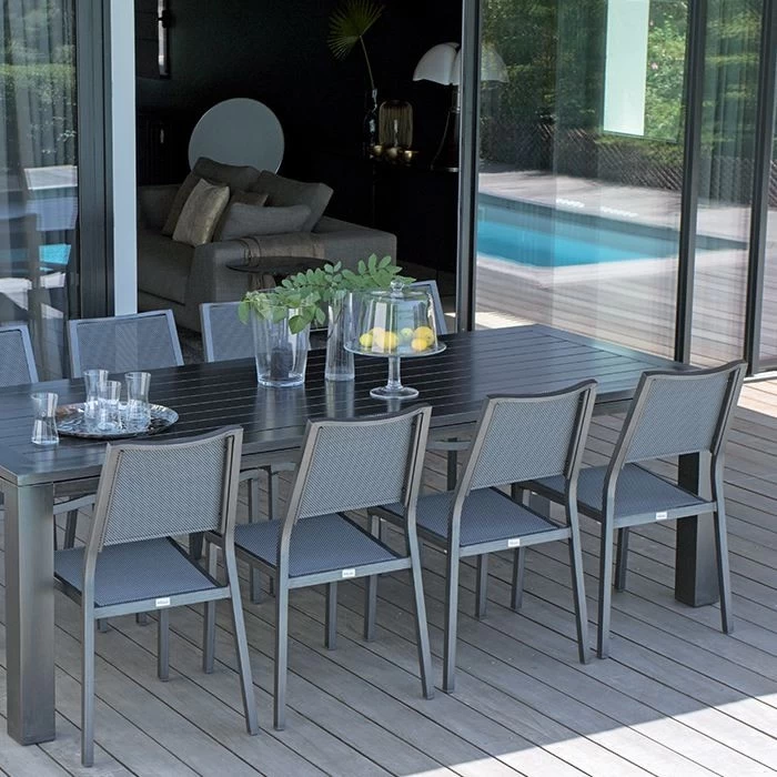 Chaise De Jardin Florence En Aluminium Et Finition Brush - ALIZE 7 Chaise De Jardin Florence En Aluminium Et Finition Brush - ALIZE – Image 5