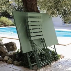Table De Jardin Alizé Guéridon Cuba 110 -Faites partie du mobilier de jardin. chaise pliante alize cuba 6 1