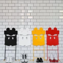 Chaise De Jardin Pour Enfant FERMOB Bistro Mickey Mouse © - Réglisse -Faites partie du mobilier de jardin. chaise mickey fermob 7 3